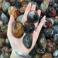 Wholesale Polished Natural Sardonyx Agate Stone Palm for Healing MegaBDM