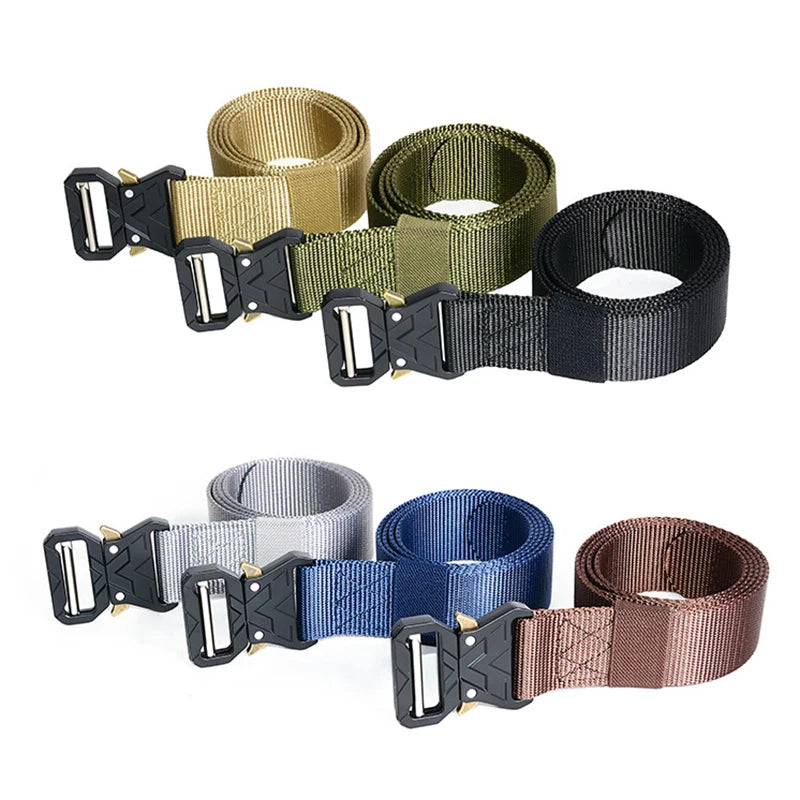 Outdoor Training Tactical Cobra Elastic Running Bag Strap Closed Buckle Head Patrol Fans Molle Nylon Polyester Belt