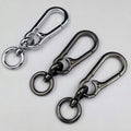 Wholesale Car Metal Hook Buckle Removable Open Screw D Ring Clasp Spring Swivel Hook Key Chain Car Key Holder Diy Accessory Bulk