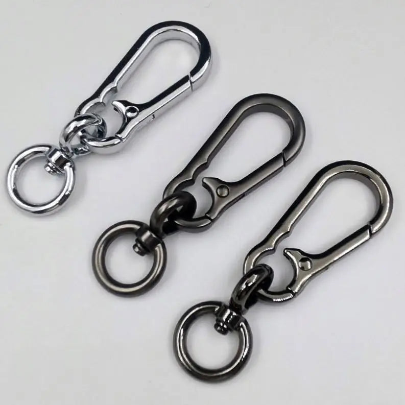 Wholesale Car Metal Hook Buckle Removable Open Screw D Ring Clasp Spring Swivel Hook Key Chain Car Key Holder Diy Accessory Bulk