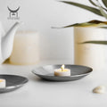 Factory Custom Gold Metal Candle Tray Nordic Round Party Decoration 304 Stainless Steel Candle Plate Holder Tray