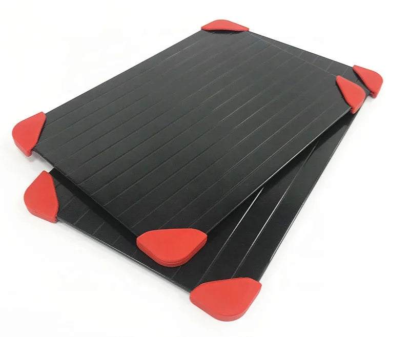 Hot Selling 2 in 1 Fast Defrosting Tray With Cutting Board for Frozen Foods