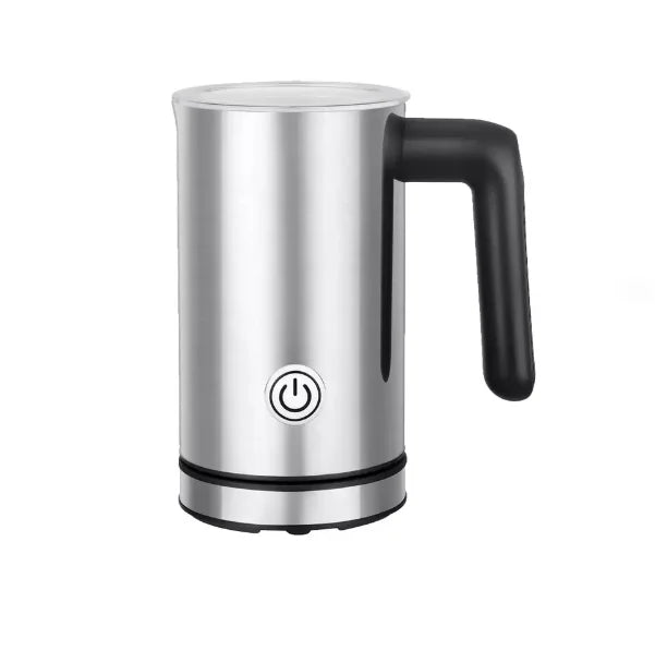 Electric Milk Frother and Steamer - Stainless Steel Milk Steamer with Hot and Cold Froth Function Automatic Foam Maker