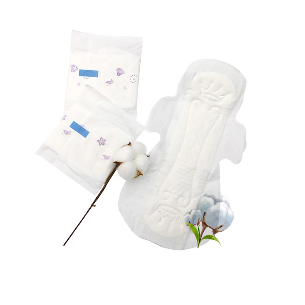 Organic Cotton Bio Disposable Cotton Sanitary Pad Manufacturer From China