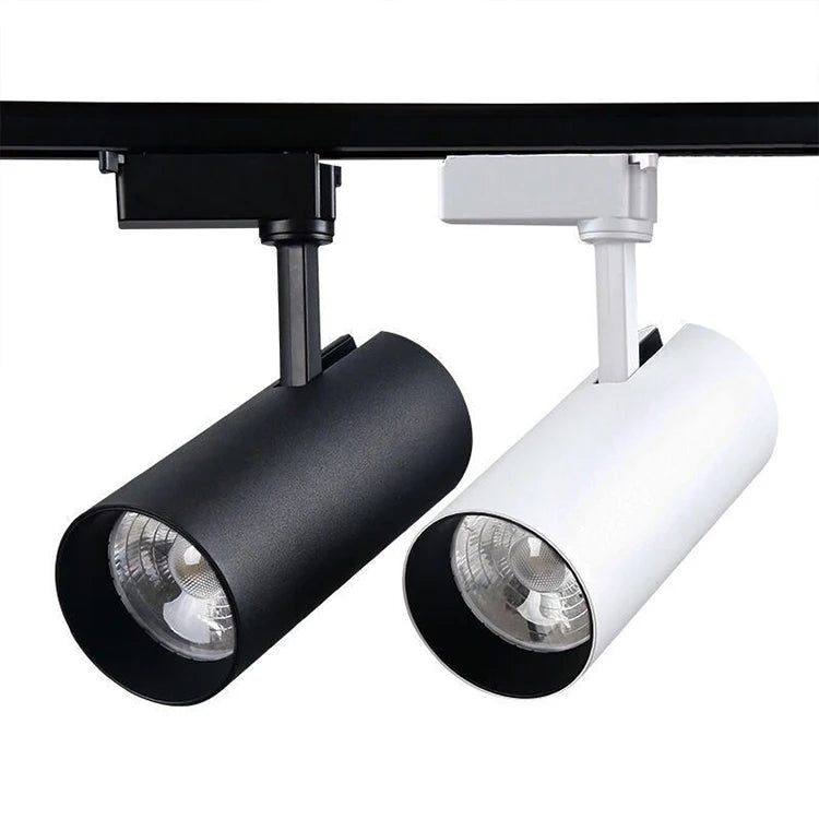 30W Dali Compatible LED Track Light for Commercial Use Clothing Stores Exhibition Halls Aluminum Alloy Construction 3000K-6000K