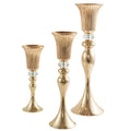Y-Q025 Creative Metal Candle Holder Wedding Table Centerpiece Flower Vase Rack Home Hotel Wedding Road Lead Decorations