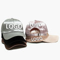 Wholesale Summer Luxury Men Women Adjustable Sport Blank 6 Panel Silk Satin Baseball Caps Hat