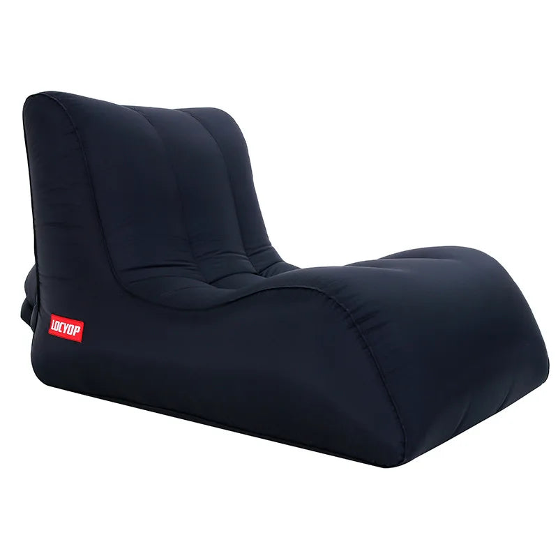 Portable Single Outdoor Water-Resistant Moisture-Proof Air Sofa Bed Manufacturers Summer Sleeping Gear-Lazy Inflatable Bag
