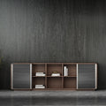 High-End Modern Design Executive Wooden Filing Cabinet for Boss Office Workshop School High-quality Panel Wood Storage Cabinet
