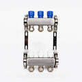 Stainless Steel Manifold for Modern Underfloor Heating System Thermostatic Mixing Valve Nickel Plated for Apartments