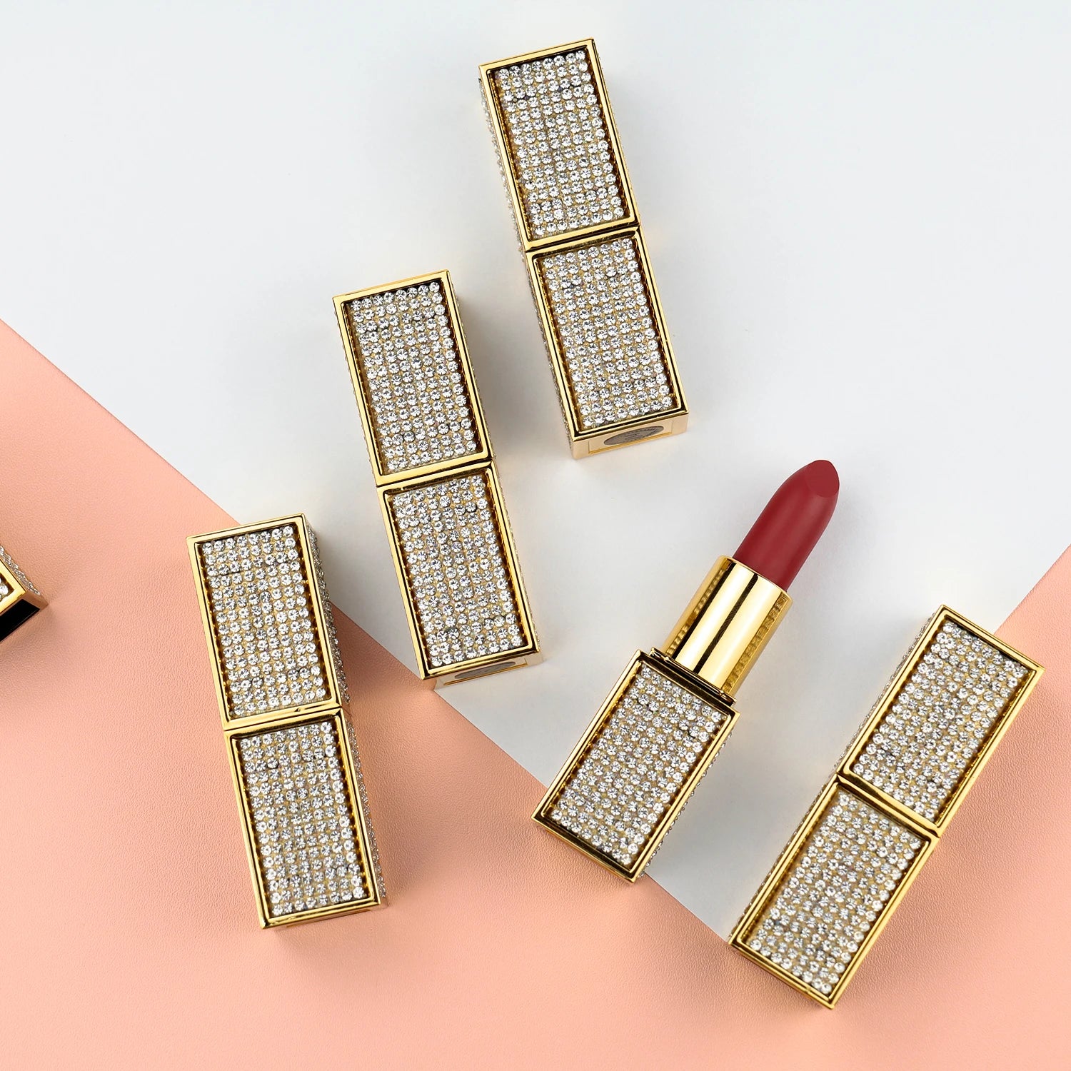 Wholesale Matte Mineral Lipstick Custom Logo Private Label Long Lasting Waterproof High Pigment Multi-Colored Cosmetics Makeup