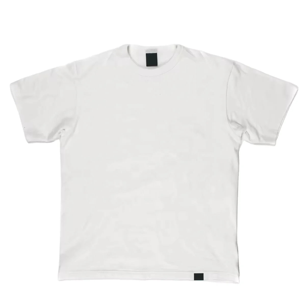 High Street Vintage T-Shirt Men Custom Logo Oversized Drop Shoulder Blank Design O-Neck Solid Pattern Knitted 100% Cotton Short
