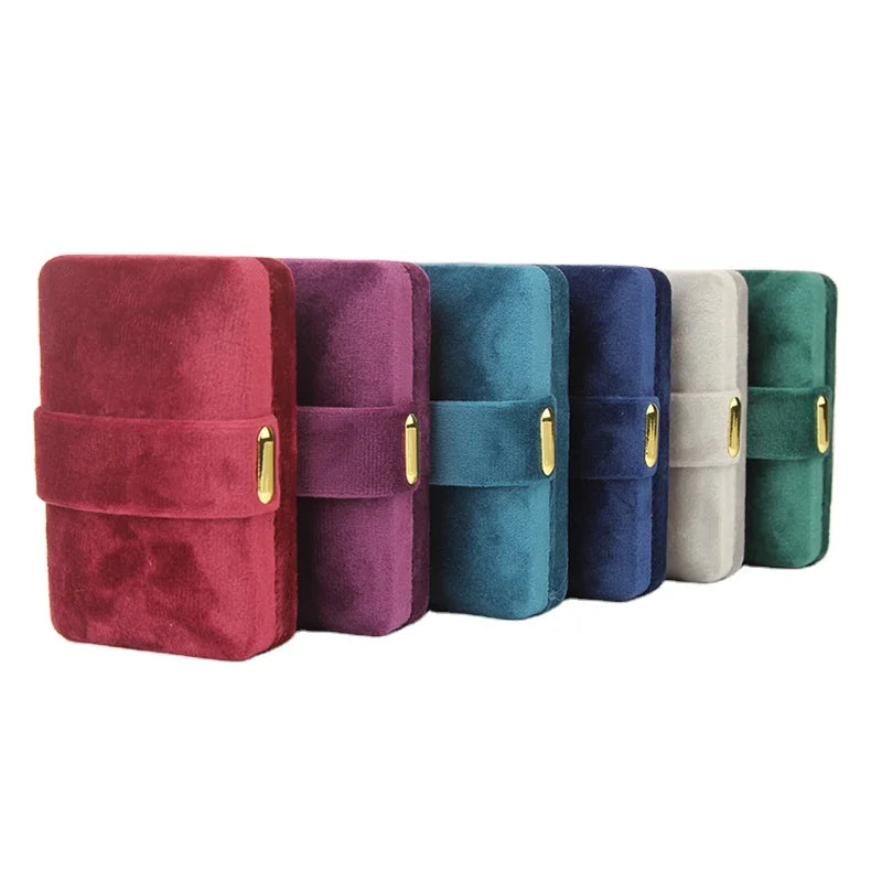 WEIMEI New Style Jewelry Box Custom Logo Ring Travel Jewelry Case Storage Organizer Packaging Velvet Jewelry Boxes