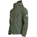 Custom Men's Waterproof Combat Tactical Camouflage Softshell Jacket Tactical Jacket Combat Hoody Coat Winter Fleece Jacket