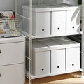 SHIMOYAMA Plastic Container Home File Storage Organization With Handle & Wheels