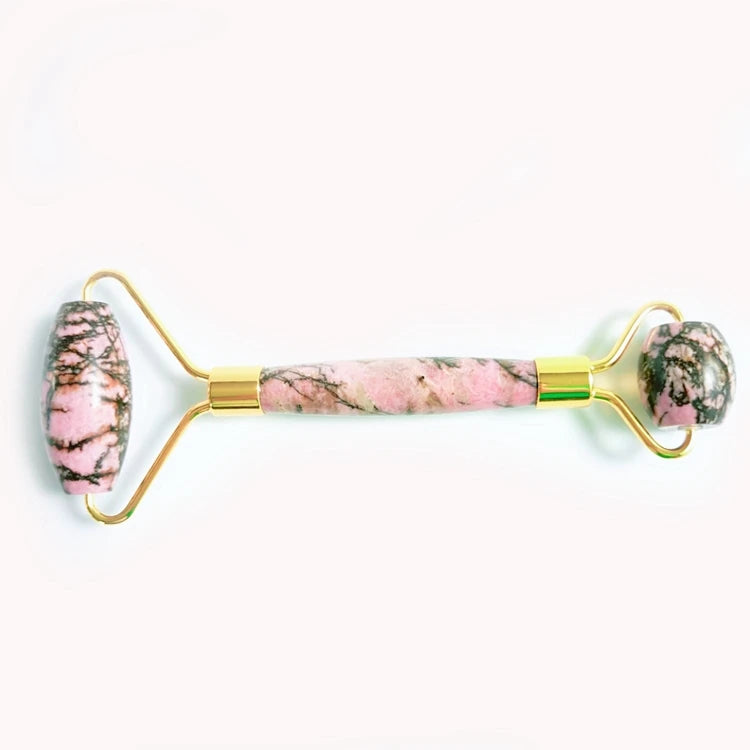 Diy Dorm Jade Roller Natural Authentic Rhodonite Jasper Jade Roller Gua Sha Raffini Jade Roller Set