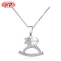 Brass Round Cross Star Exquisite Clavicle Chain Pendant Necklace 18k Gold Plated Necklace With Pendant