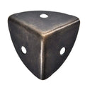 Wholesale Luxury GeXin Brand Copper Corner Protector (30x30x30mm) Polished+Plated Lock Type for Wooden Boxes