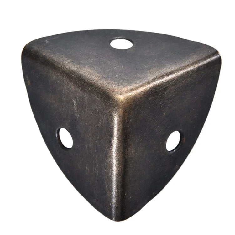 Wholesale Luxury GeXin Brand Copper Corner Protector (30x30x30mm) Polished+Plated Lock Type for Wooden Boxes
