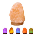 Wholesale Natural Stone Orange Salt Ore Night Light Lamp Crystal Crafts Decoration