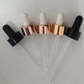 New Design Pipette Tips with Pointy/round End/curved Tip 18mm Neck Essential Oil Dropper Bottle Caps