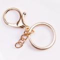 Wholesale Custom Keychain Diy Key Accessories Metal Pendant Lobster Clasp Keyring