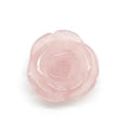 Huiying 12-14mm Cheap Handmade Rose Quartz Flower Accessories Quartz Carving