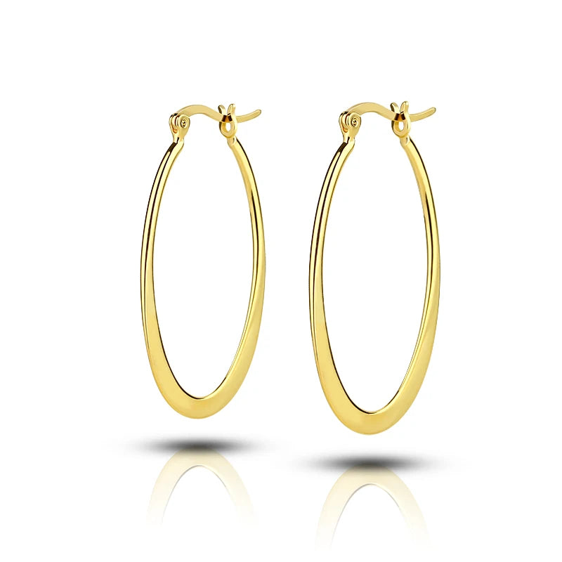 Custom Design Geometric Earrings Minimalist Earrings Fashionable Hoop Earrings for Women