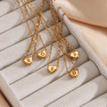 Duoying Dropshipping Mini Stainless Steel Ladies love Letters Necklace