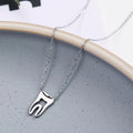 Dentist Nursing Jewelry Stainless Steel 18K Gold Plated Cute Teeth Pendant Dental Tooth Necklaces