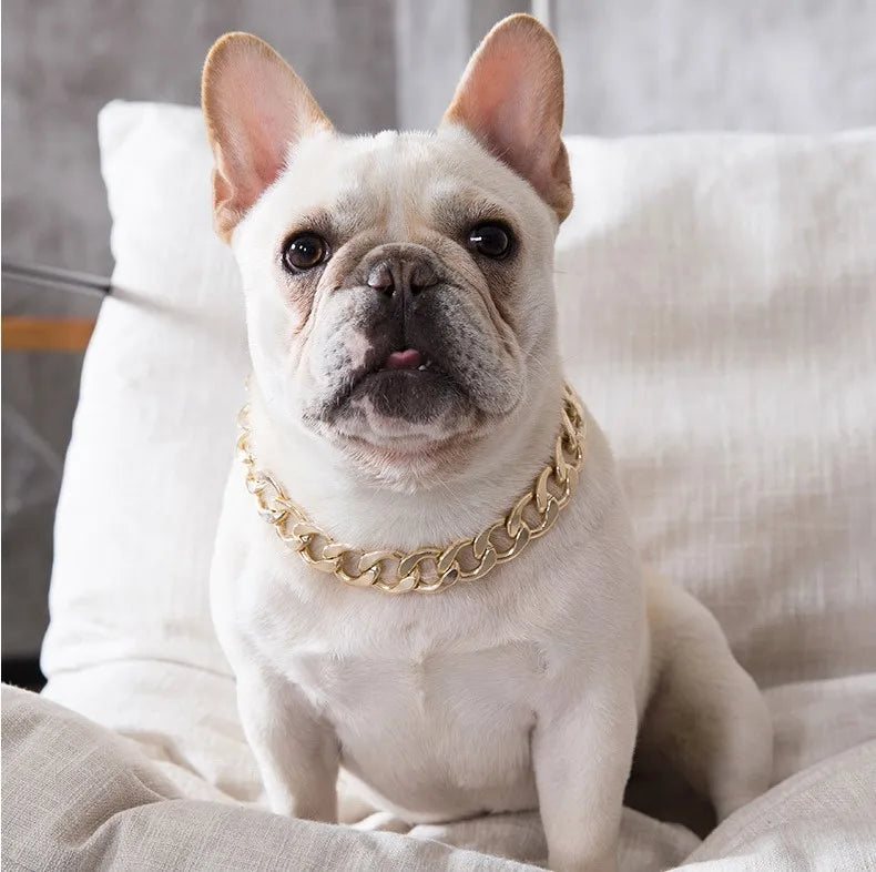 Wholesale Cheap Aluminium Alloy Chain Cuban Dog Collar