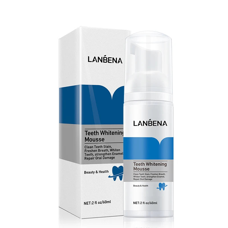 For LANBENA New Version Teeth Whitening Mousse Toothpaste Oral Hygiene Dental Tool for Multi-Purpose Teeth Whitening Accessory