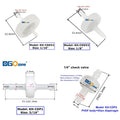 1/16 1/8  3/16  1/4 5/16  3/8 PVDF Small Hose Plastic Ozone Valve NRV Non Return Check Valves