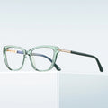 Tendencia 2025 Transparent Square Frame Full-Rim Anti-blue Light Solid Pattern Comfortable Unisex Eyeglasses Frames
