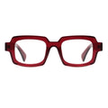 Hot Sale Vintage Design Custom Logo Bevel Thick Men Rectangle Acetate Optical Eyeglasses Frame