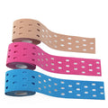 Super Sticky Water and Sweat Resistant Latex Free Physio Tape Breathable Punched Kinesiology Tape