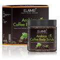 Wholesale 100% Natural Coffee Salt Scrub Herbal Organic Vitamin C Enriched Facial Body Whitening with Private Label