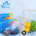 Wholesale Transparent Plastic Fresh Fruit & Vegetables Packing Bags with Thickened Zip Lock for Milk Pet Food & Jelly Storage