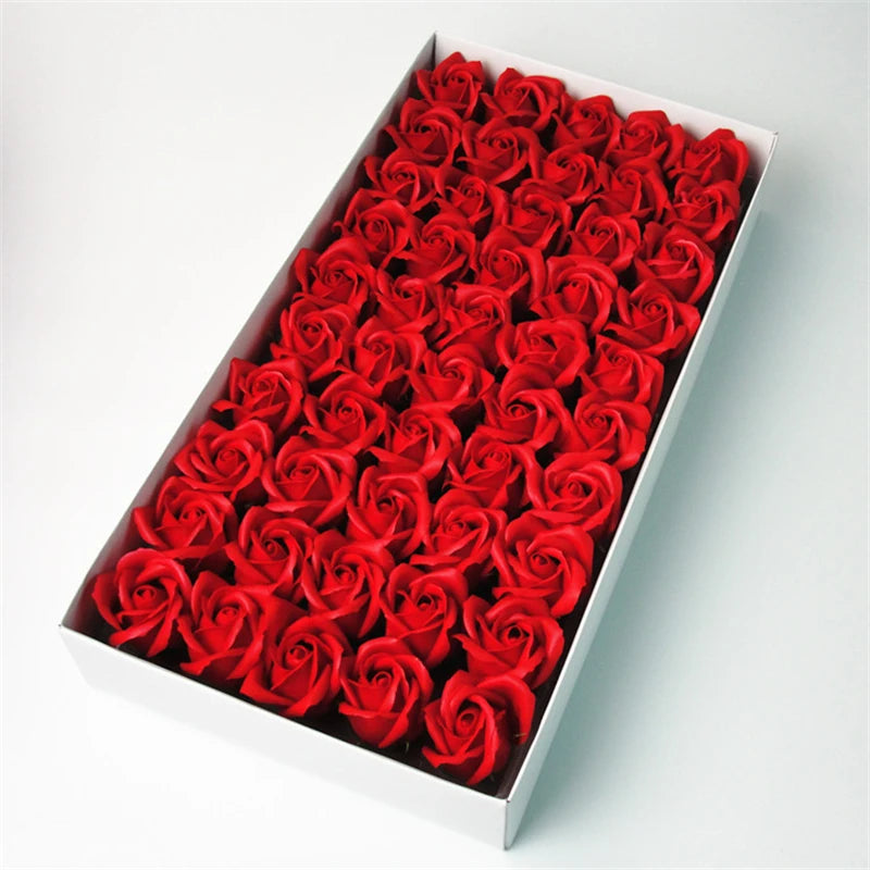 3 Layers of Petals With Bottom Support Soap Flower Head Creative Valentine's Day Birthday Gift for Girlfriend Gift