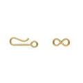No Tarnish Sterling Silver Eye & Hook for Jewelry Bracelet Necklace Making 14K Gold Filled Clasp