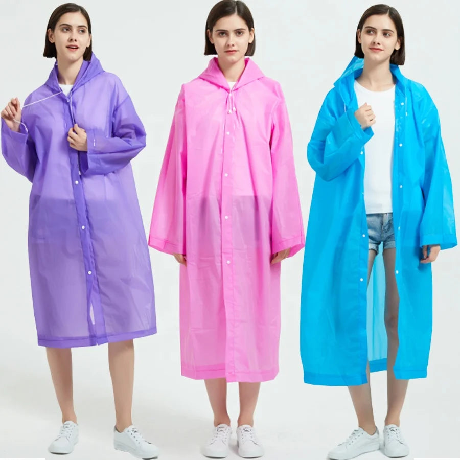 Wholesale Custom Print Logo Rain Coat Waterproof Raincoat Rain Poncho Pe Peva Eva Rain Coats