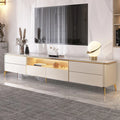 YSS Modern Simple Light Luxury Living Room TV Cabinet Coffee Table Combination