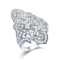 SunStar TL-442 Trendy 925 Sterling Silver Women's Wedding Engagement Party Ring-Factory Wholesale Gift in Stock