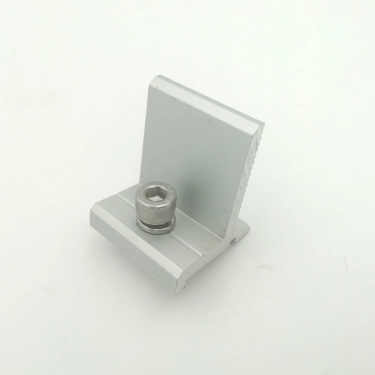 Anodized Aluminum Solar Panel Roof Ground Mounting Rail Clamp