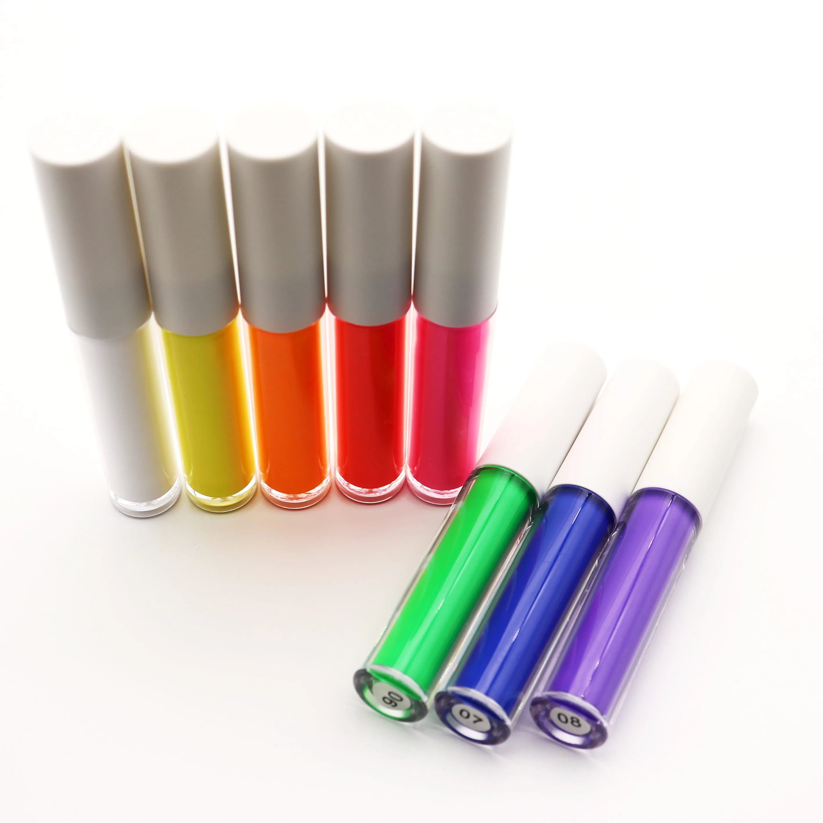 Private Label Neon Color Waterproof Eye Liner 7colors White Liquid Eyeliner