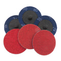 2Inch 50mm Red Quick Change Sanding Discs TR Roll Lock Surface Conditioning Disc for Drills Deburring Rounding Polishing