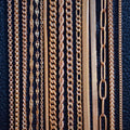New Fashion Hip Hop Jewelry Curb Chain Gold Filled Plated Stainless Steel Miami Cuban Link Chain New Gold Chain Design for Men