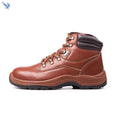 Wear-resistant Outdoor Waterproof Acid Resistant  Leather Upper Work Safety Shoes
