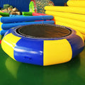PVC Inflatable Water Trampoline Portable Single-Person Bungee Jumping Durable Bouncing Platform Outdoor School Shopping Mall Use