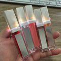 Custom Private Label Vegan LED Light Lip Gloss with Mirror Waterproof Long Lasting Hydrating Shiny Lipgloss Makeup Cosmetic